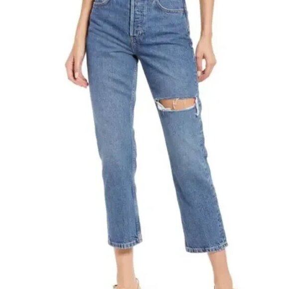 Topshop editor petite ripped jeans size 26 - Picture 1 of 6